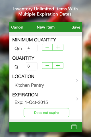 Prep & Pantry - Inventory Manager screenshot 3