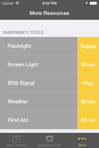 iEmergency - Global Lifesaving Preparedness Toolset and Emergency Call Abroad screenshot 3