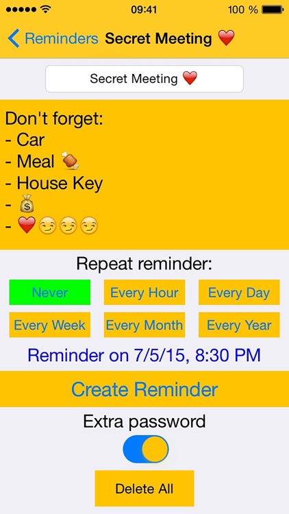 Remind me! - Secure Reminders screenshot-3