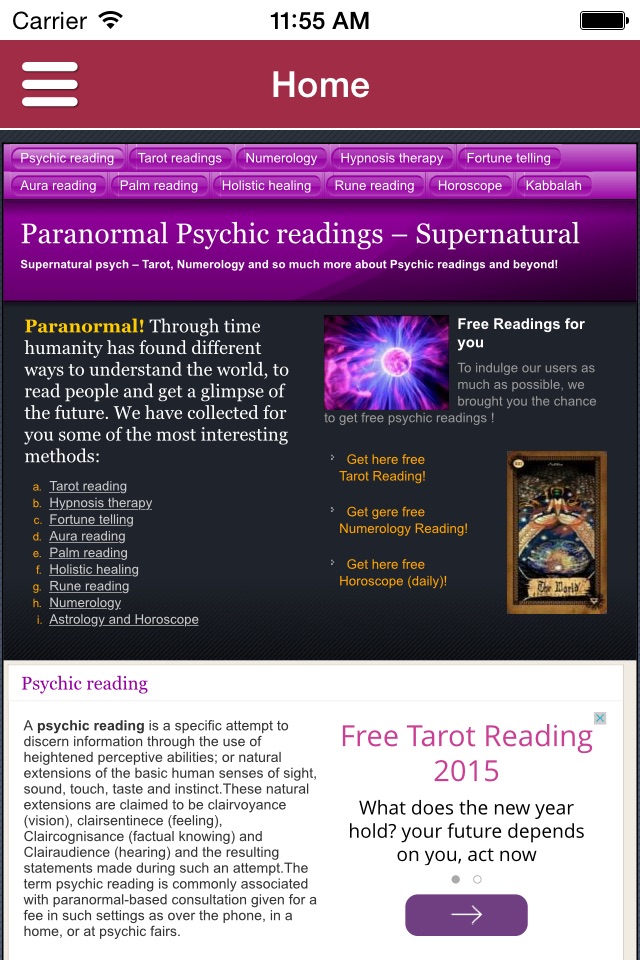 Supernatural Psych Reading - Paranormal screenshot 2