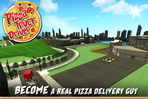 Pizza Truck Driver 3D - Fast Food Delivery Simulator Game on Real City Roads screenshot 4