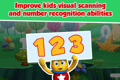 123 Numbers Peekaboo Hide and Seek with Bunnies: Math Game for Toddlers FREE screenshot 4