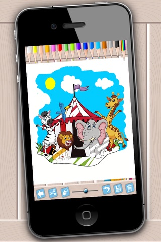 Circus coloring book drawings to paint - Premium screenshot 4