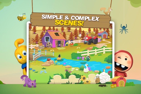 Learn Animal Names & Sounds : Barn Yard Scanning Puzzle for Preschool, Kindergarten & Montessori screenshot 3