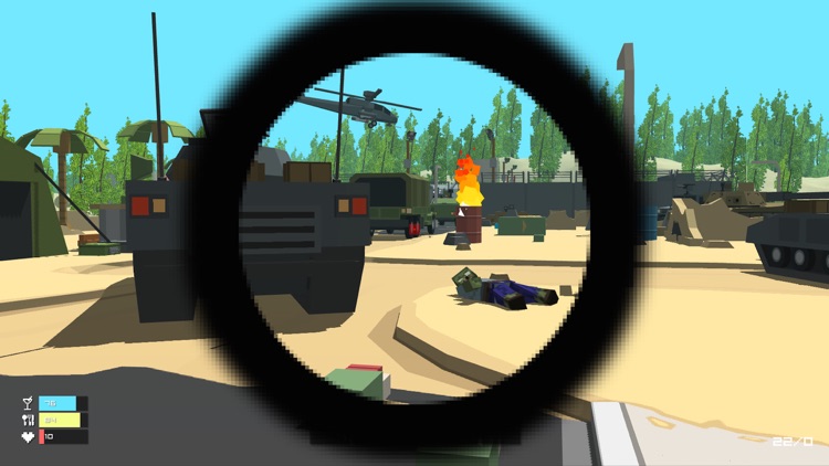 Block Zombie VirusZN5 - Multiplayer Gun Shooter Survival  Mini Game screenshot-3