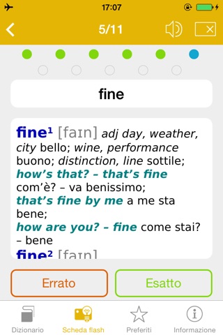 English <-> Italian Talking Dictionary Global Mondadori Langenscheidt screenshot 4