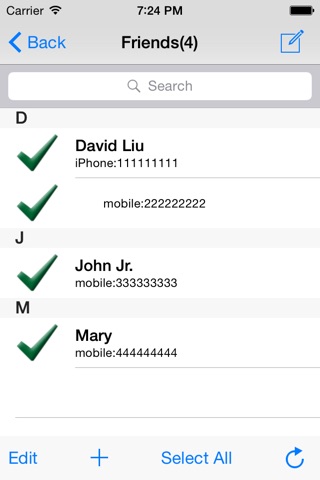 GroupSMS Go - Free screenshot 4