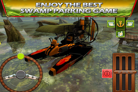 Swamp Boat 3D River Sports Fast Parking Race Game screenshot 4