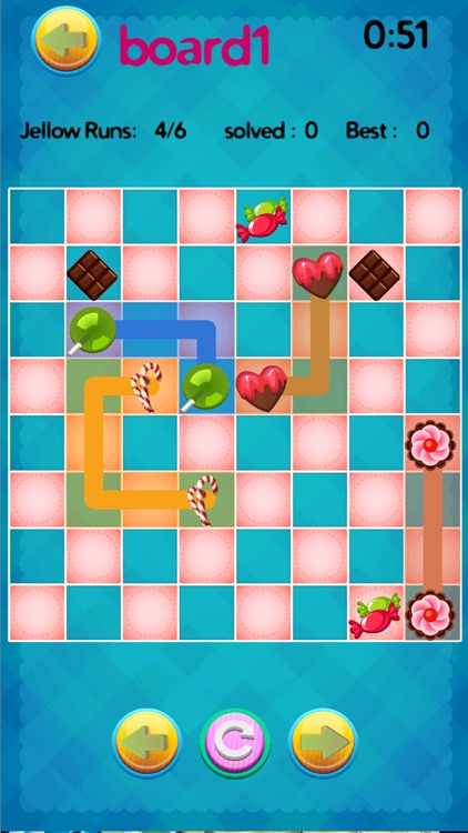 ‘ A Candy Connect Sweet Treat Path – Free Logic Game screenshot-3