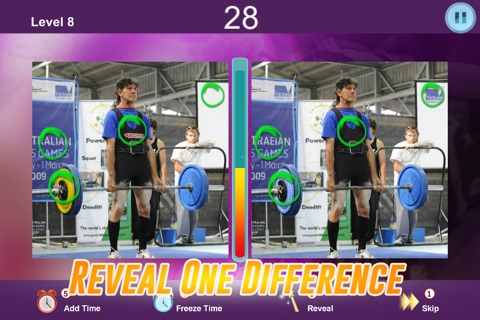 A Spot the differences game - Find hidden objects in Sport Puzzle Pictures - Spotting What's the difference? screenshot 4