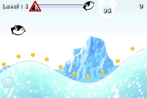 Crazy Penguin Avalanche Racer - amazing downhill racing game screenshot 2
