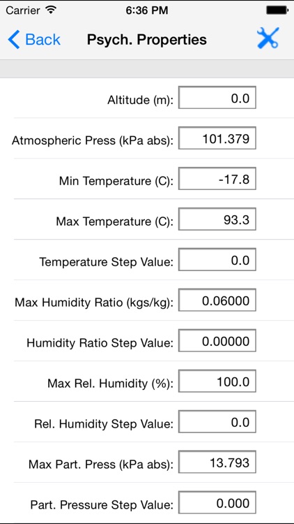 HVAC Psychrometric LT
