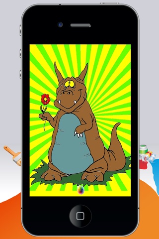 Coloring Book Dragons screenshot 4