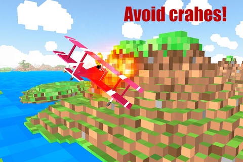 Blocky Plane Flight Simulator 3D Full screenshot 4