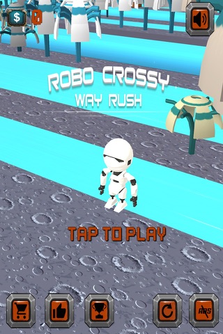 Robo Crossy - Walking Mech Road Hopper screenshot 4