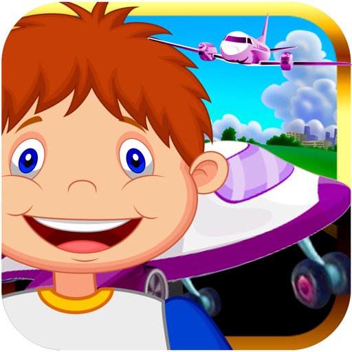 Kids airport baby Airlines adventures - little boys & girls games iOS App