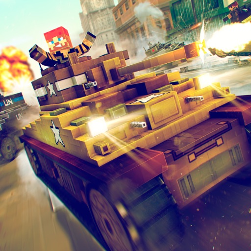 Tank Simulator 2016 | Blocky Tanki Racing Battle Pro icon