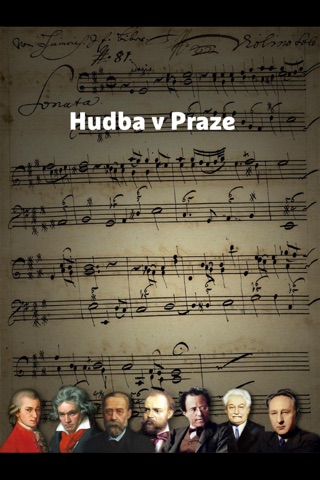 Hudba v Praze - multimediální aplikace pro příznivce klasické hudby screenshot 2