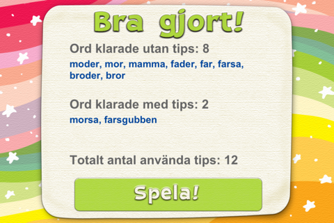 Swedish Word Wizard screenshot 4