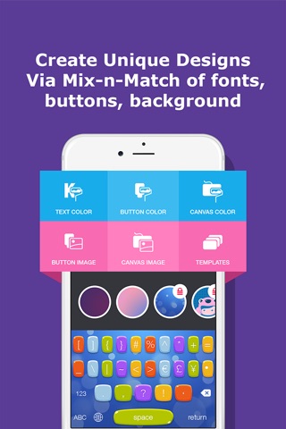 Color Keyboard Changer - Customize Keyboard Text, Button, Font, Background for iOS8 screenshot 2
