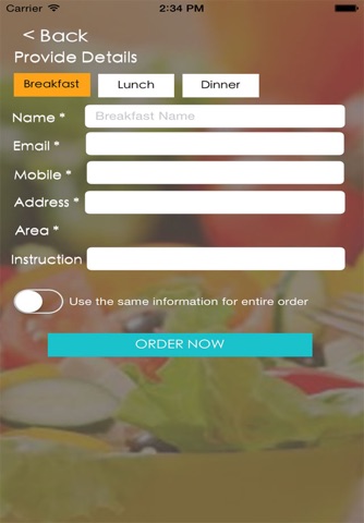 DietBox Online Ordering App screenshot 4