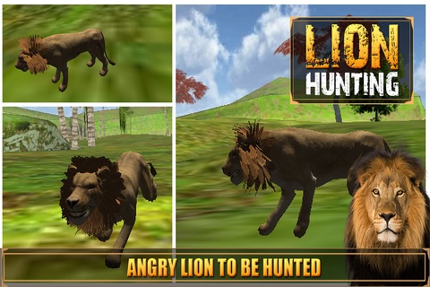 Wild Angry Safari Lion Jungle Sniper Hunting 3D Game screenshot 4