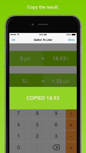 Gallon To Liter, the fastest volume converter(圖3)-速報App