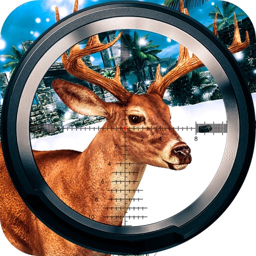 Deer Sniper Hunting-Hunt Animals in Snowy Mountains