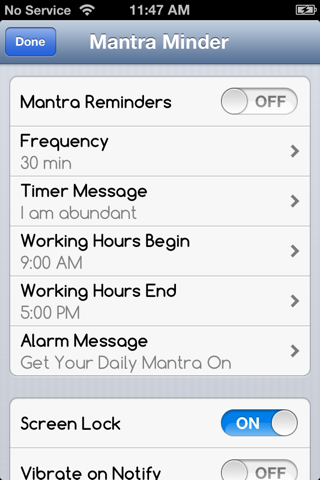 Mantra Minder screenshot 3