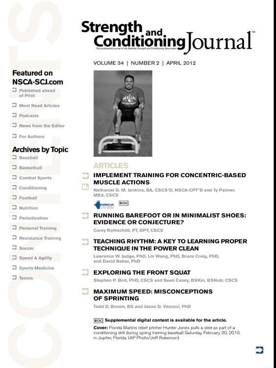 Strength & Conditioning Journal