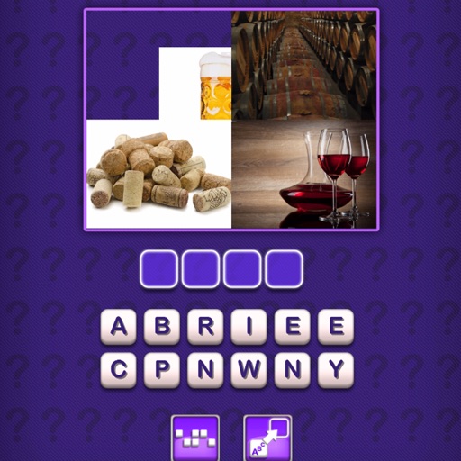 Choose 1 Correct Word For 4 Different Images - Puzzle iOS App