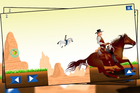 Cowboy Horseback Riding Obstacle Second Race : The western horse agility dressage - Free Edition screenshot 2