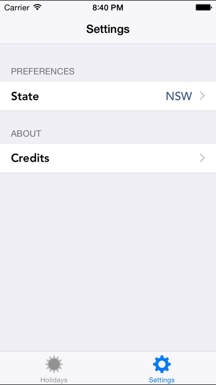 Aussie Public Holidays