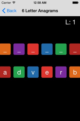 Mini Anagrams screenshot 4