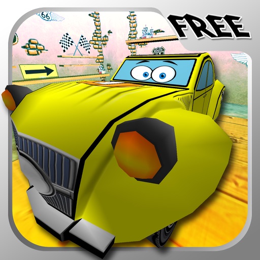 Cartoon Racing Free iOS App