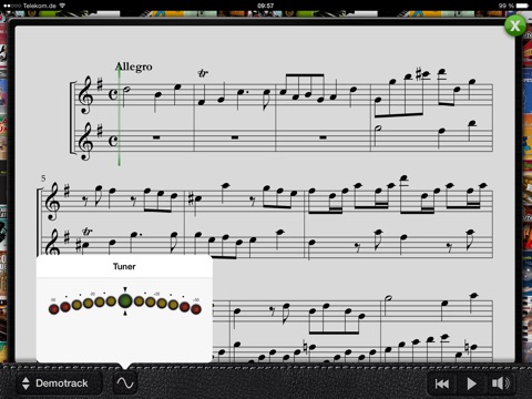 Telemann Sonata 1 (Gmaj) screenshot 3