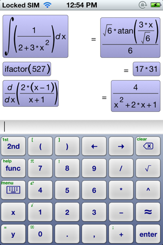 Symbolic Calculator screenshot 3