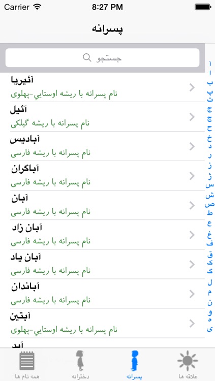Iranian Name