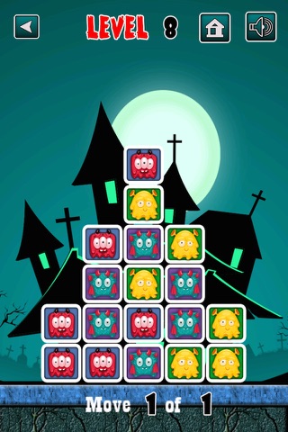 Monster Match Craze - Scary Cube Face Puzzle Frenzy - PRO screenshot 2