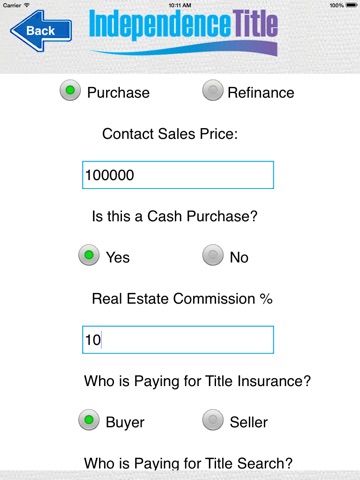 Florida Closing Cost Calculator HD screenshot 3