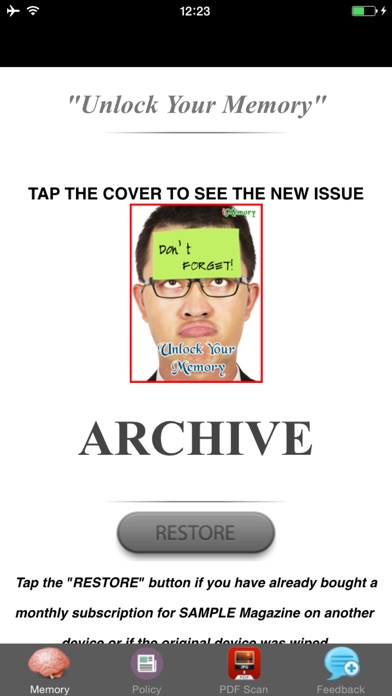 Unlock Your Memory - ... screenshot1