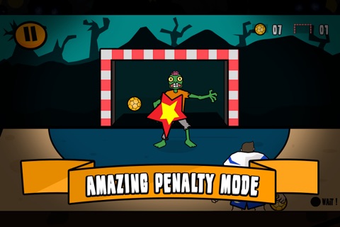 Handball Survivor vs. Zombies - Shoot Penalty Contest screenshot 4