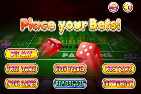 Best Craps Casino Game FREE - Addict Betting! screenshot 4