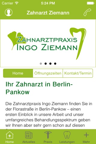 PraxisApp - Zahnarztpraxis Ingo Ziemann screenshot 3