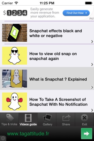 Guide of Snapchat screenshot 2