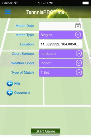 TennisPROTime screenshot 3