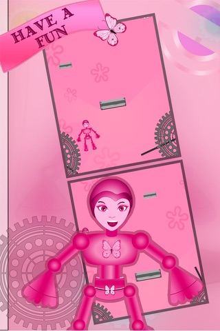 Pink Robo super power girl screenshot 2