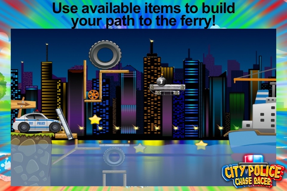 A Crazy City Police Chase Stunt Jump Traffic Racer Simulator Game screenshot 2