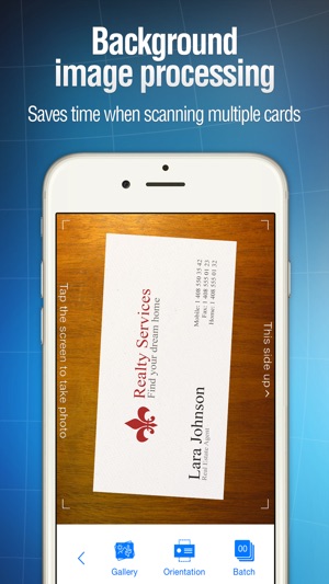 Business Card Reader Pro On The