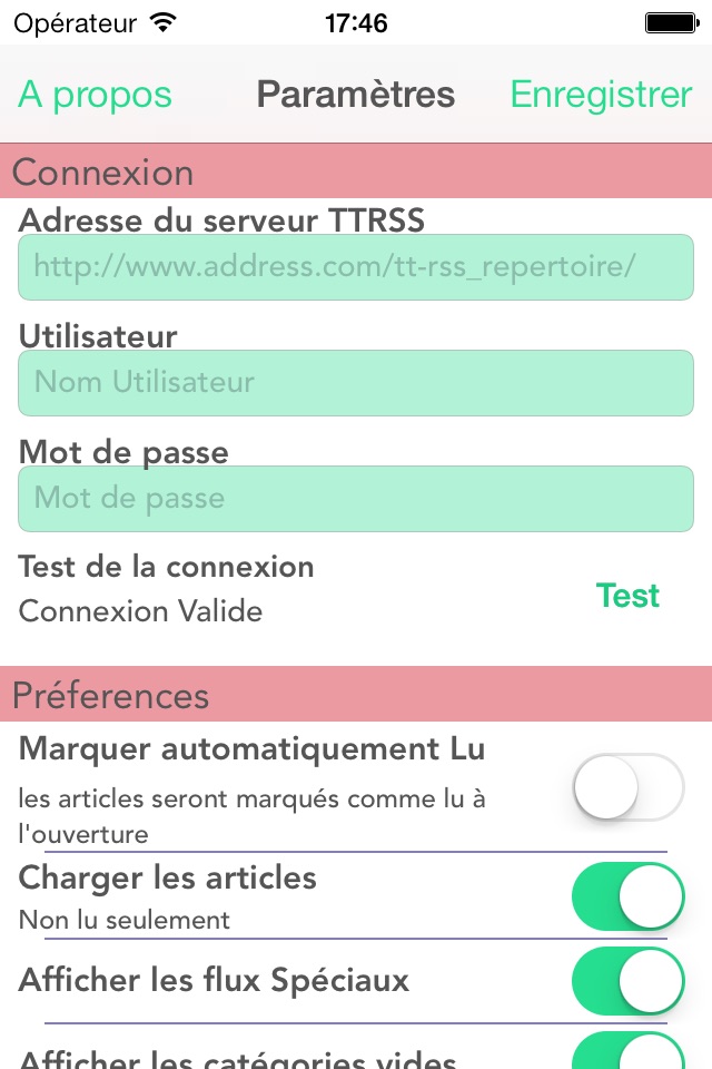 TTRSS Reader 2 screenshot 2